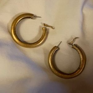 NEW* H&M gold hoop earrings